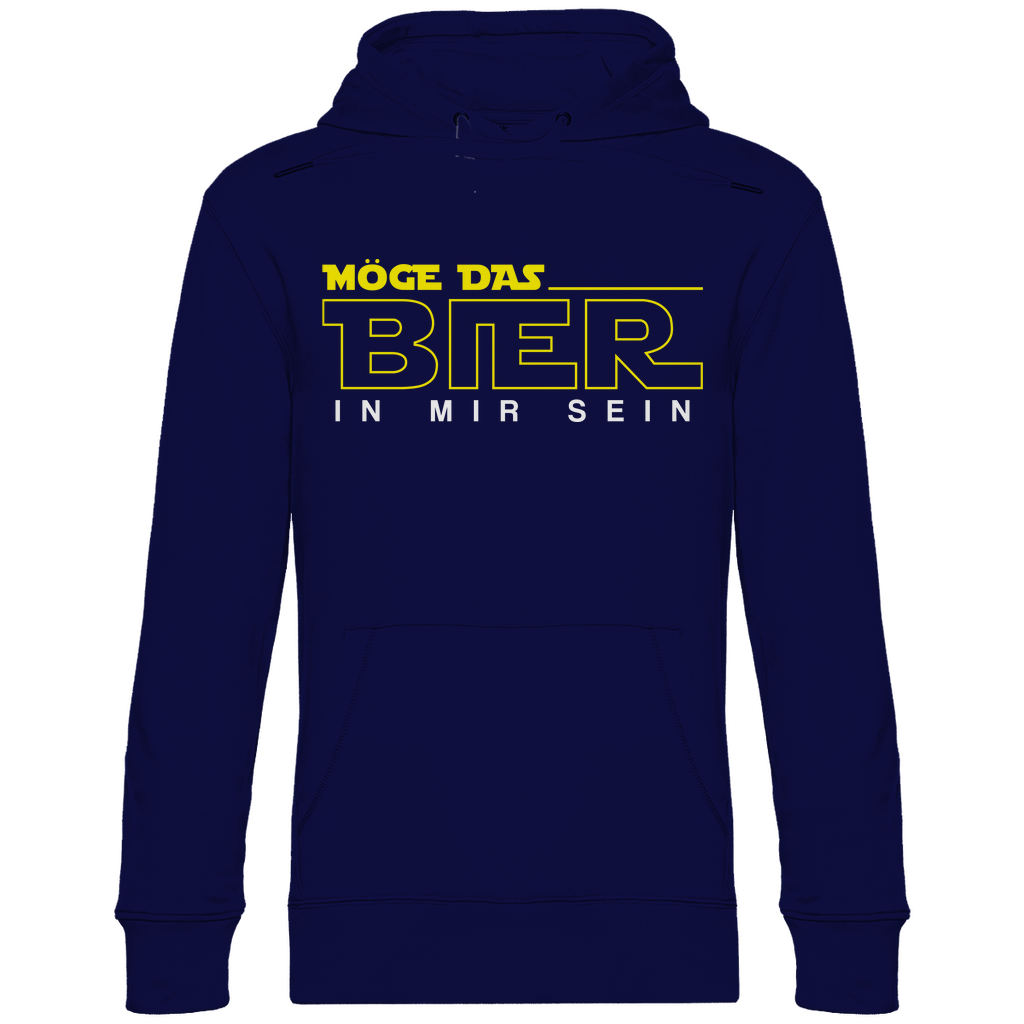 Möge das Bier in mir sein - Star Wars - Unisex Hoodie Navy Blue