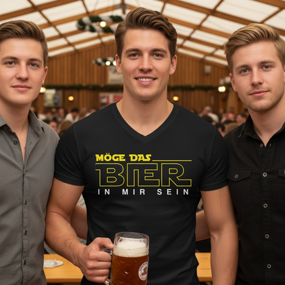 Möge das Bier in mir sein - Star Wars - Herren V-Neck Shirt