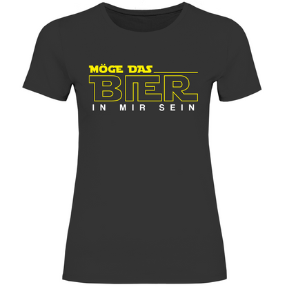 Möge das Bier in mir sein - Star Wars - Damenshirt Black