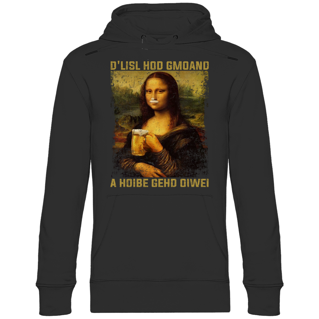 D´Lisl hod gmoand a Hoibe gehd oiwei - Unisex Hoodie Black