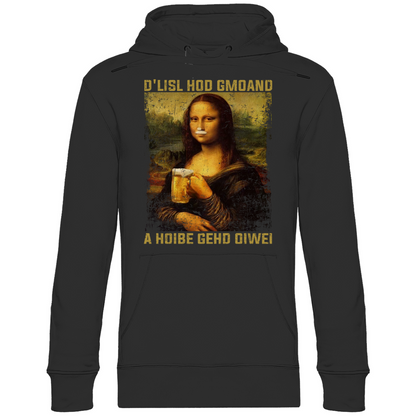 D´Lisl hod gmoand a Hoibe gehd oiwei - Unisex Hoodie Black