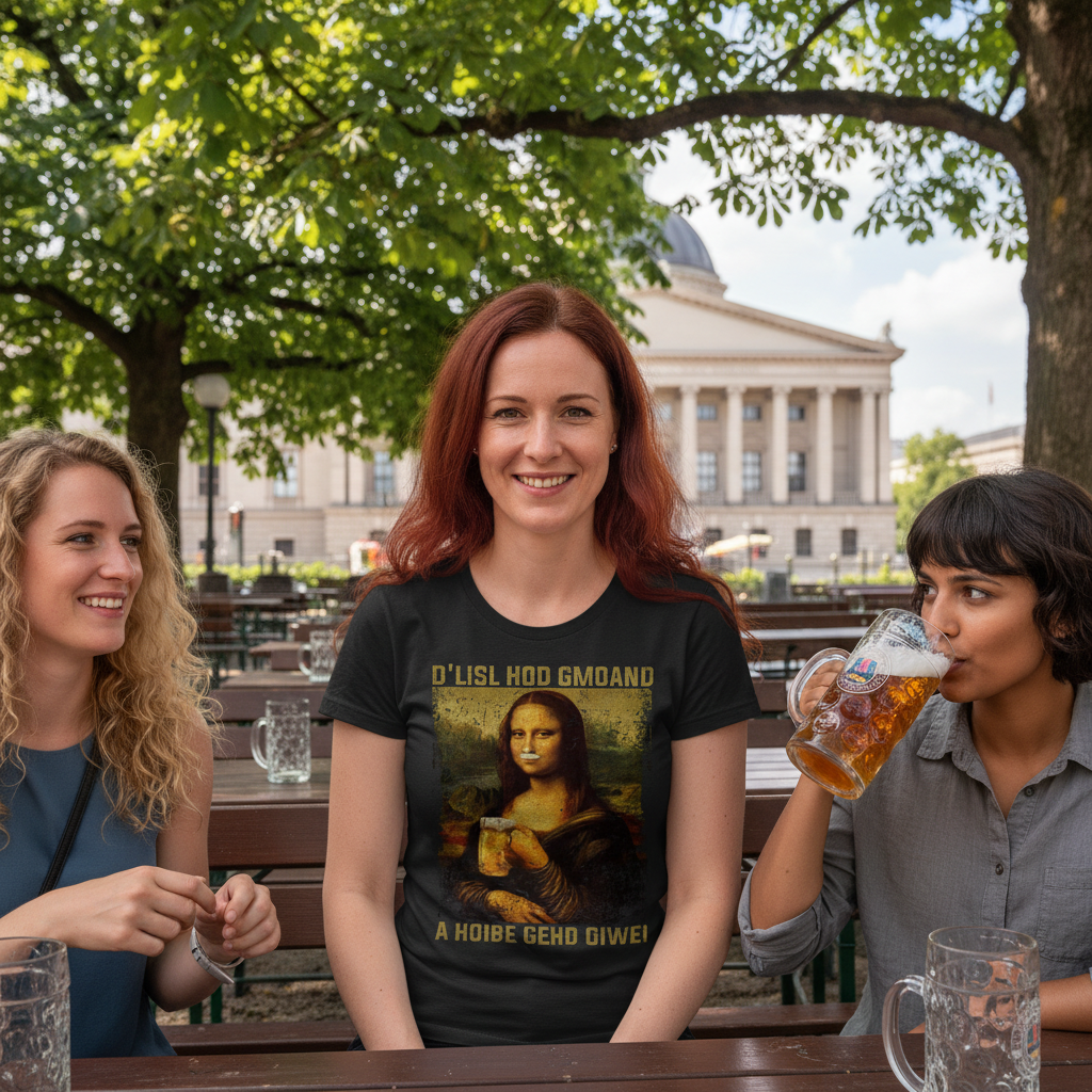 D´Lisl hod gmoand a Hoibe gehd oiwei - Damenshirt