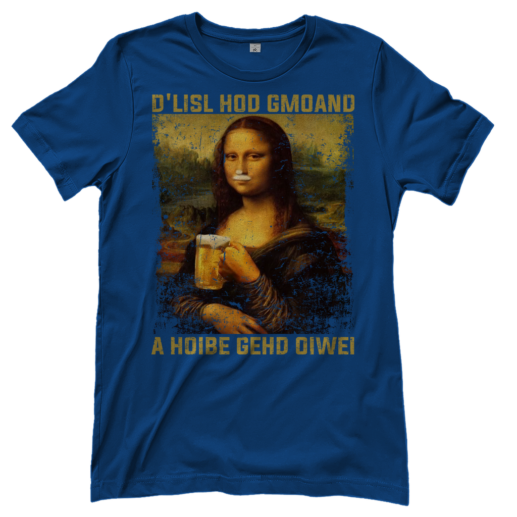 D´Lisl hod gmoand a Hoibe gehd oiwei - Damenshirt Royal Blue