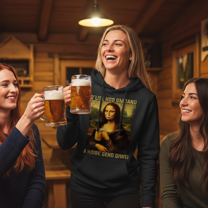 D´Lisl hod gmoand a Hoibe gehd oiwei - Damen Hoodie