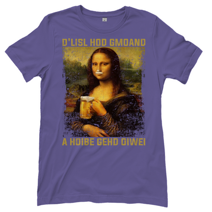 D´Lisl hod gmoand a Hoibe gehd oiwei - Damenshirt Millennial Lilac
