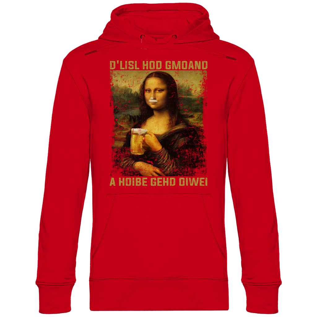 D´Lisl hod gmoand a Hoibe gehd oiwei - Unisex Hoodie Red