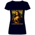 D´Lisl hod gmoand a Hoibe gehd oiwei - V-Neck Damenshirt Deep Navy