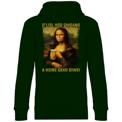D´Lisl hod gmoand a Hoibe gehd oiwei - Unisex Hoodie Forest Green