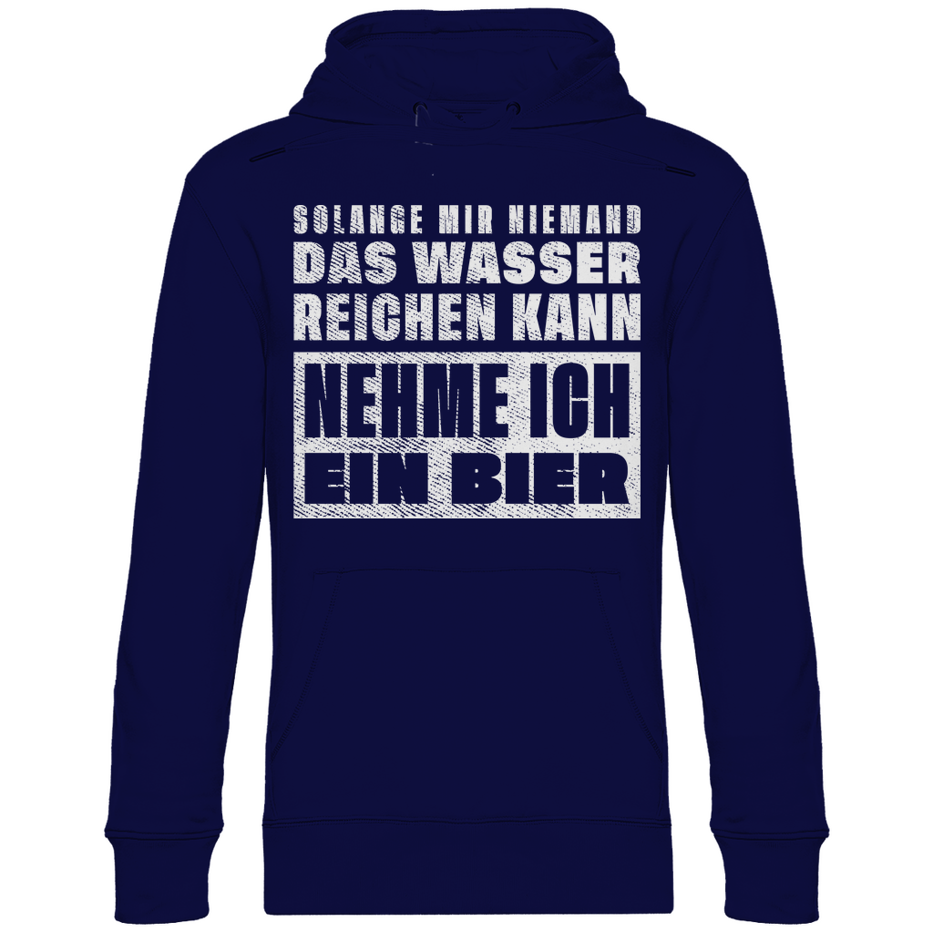 Nehme ich ein Bier - Unisex Hoodie Navy Blue