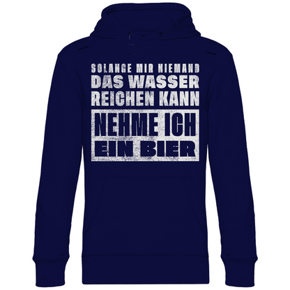 Nehme ich ein Bier - Unisex Hoodie Navy Blue