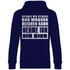 Nehme ich ein Bier - Unisex Hoodie Navy Blue