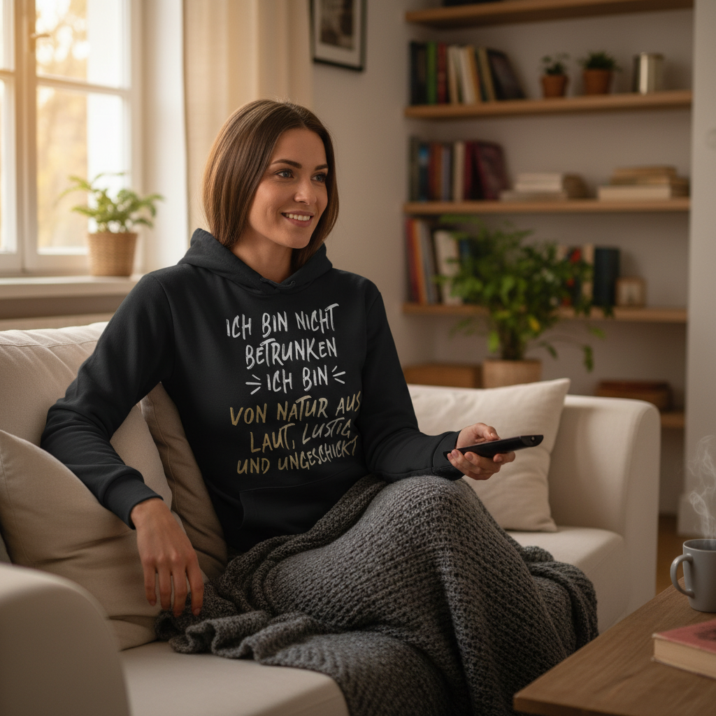 Ich bin nicht betrunken ich bin von Natur aus laut lustig und ungeschickt - Damen Hoodie