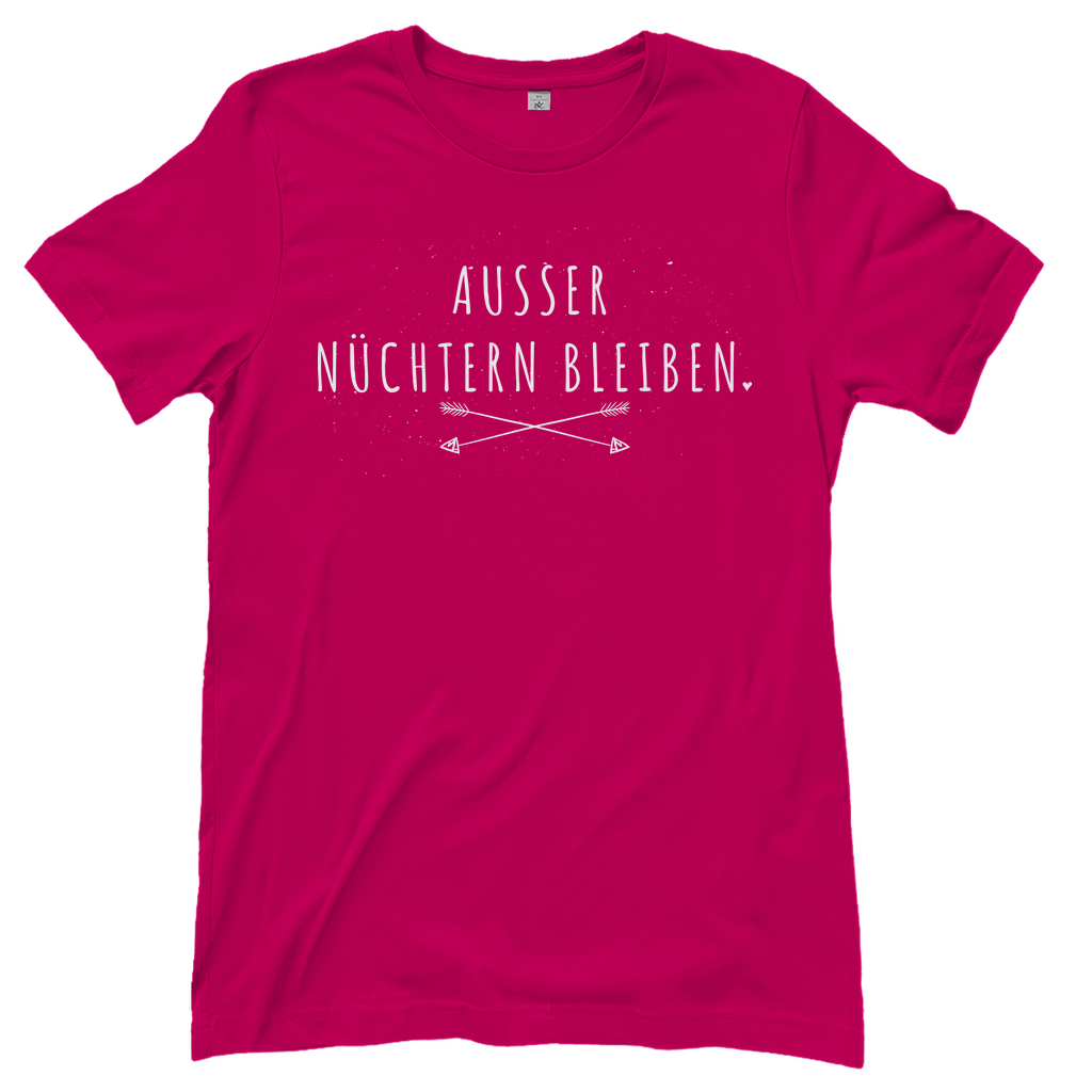 Ausser nüchtern bleiben - Damenshirt Sorbet