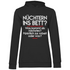 Nüchtern ins Bett? - Damen Hoodie Black