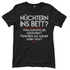 Nüchtern ins Bett? - Damenshirt Black