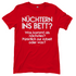 Nüchtern ins Bett? - Damenshirt Red