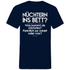 Nüchtern ins Bett? - Herren V-Neck Shirt Navy