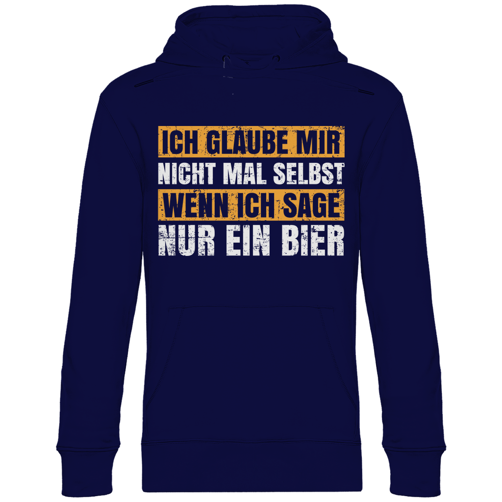 Ich glaube mir nicht mal selbst - Unisex Hoodie Navy Blue