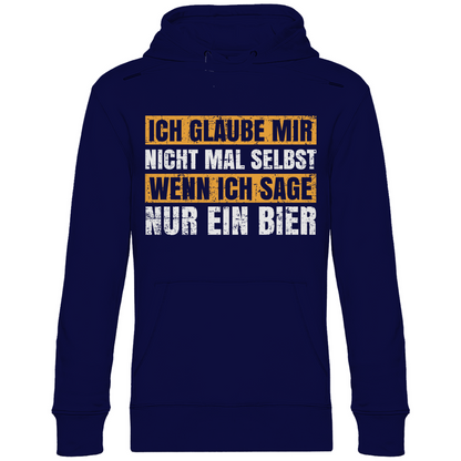 Ich glaube mir nicht mal selbst - Unisex Hoodie Navy Blue