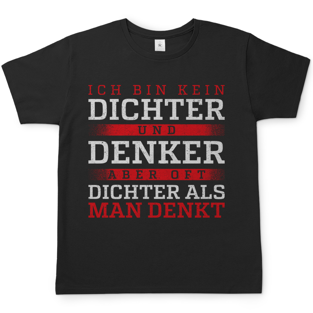 Oft dichter als man denkt - Herren Shirt Black