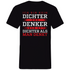 Oft dichter als man denkt - Herren V-Neck Shirt Black