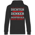 Oft dichter als man denkt - Unisex Hoodie Black