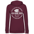 Bitte nicht schubsen - Damen Hoodie Wine
