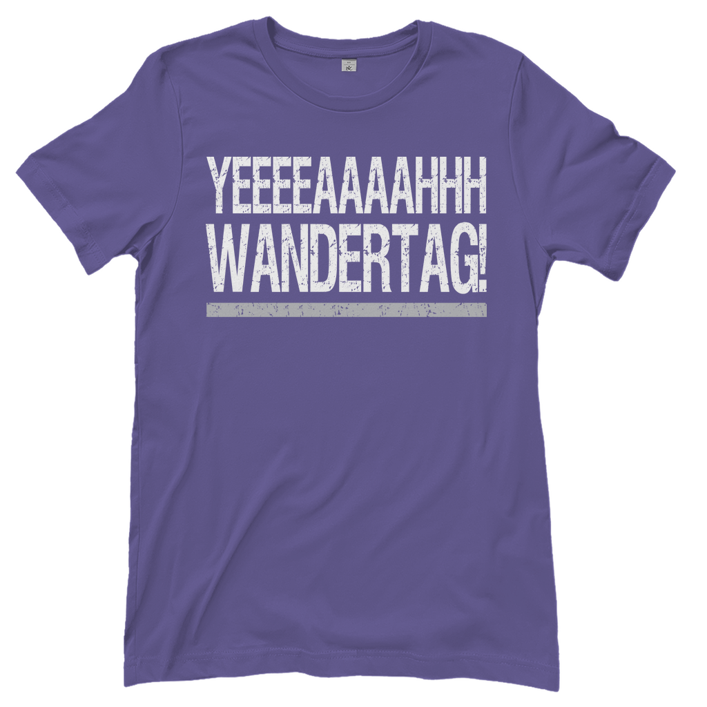 YEEEAH Wandertag! - Damenshirt Millennial Lilac