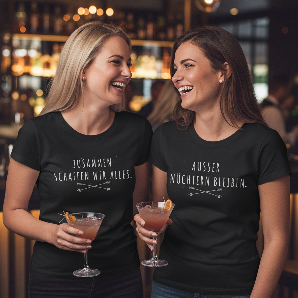 Ausser nüchtern bleiben - Damenshirt