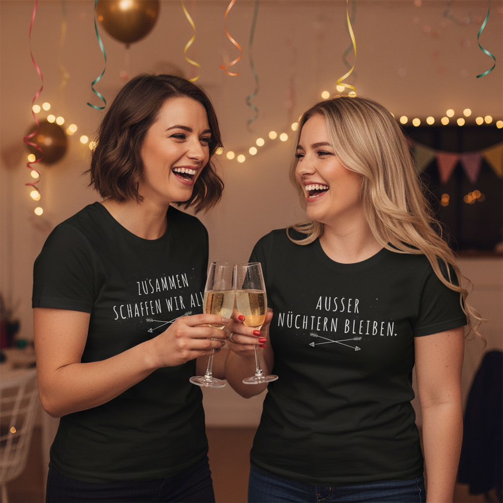 Ausser nüchtern bleiben - Damenshirt
