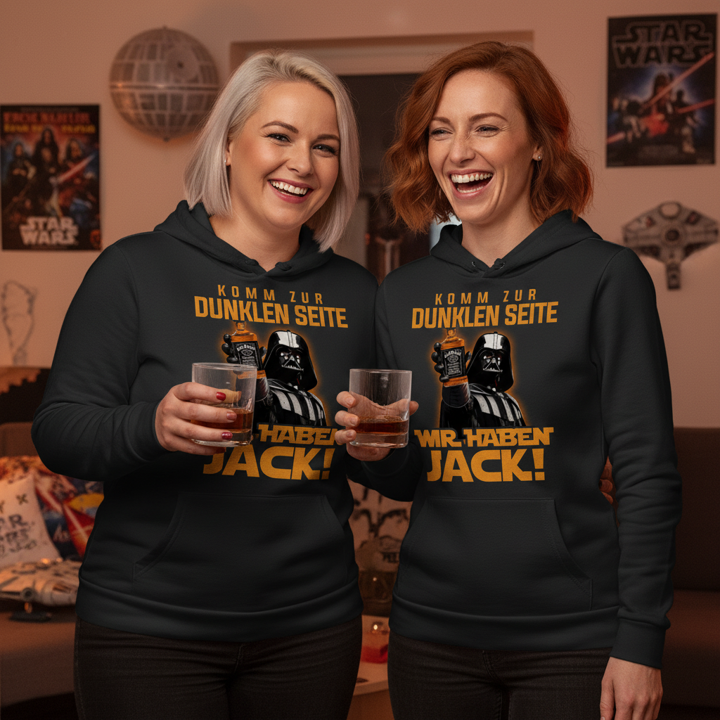 Komm zur dunklen Seite wir haben Jack Darth Vader - Damen Hoodie