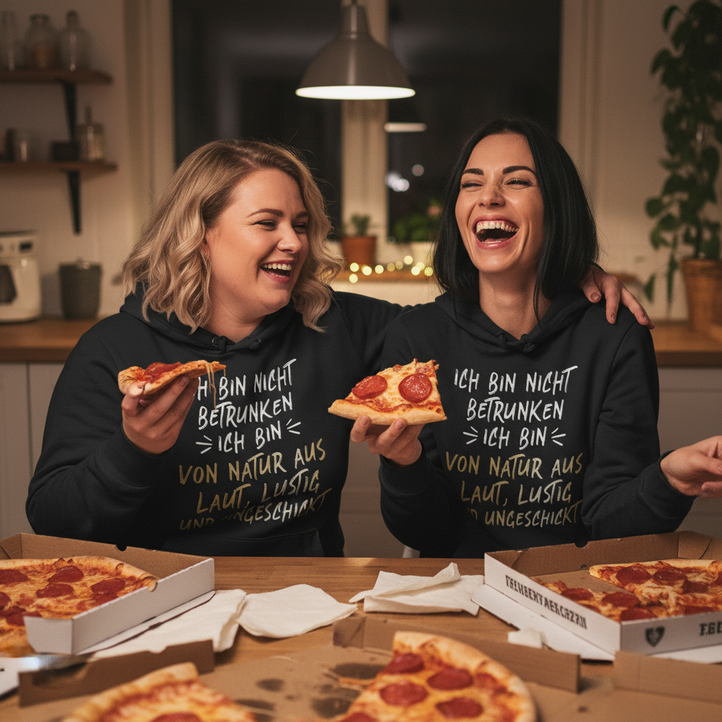 Ich bin nicht betrunken ich bin von Natur aus laut lustig und ungeschickt - Damen Hoodie