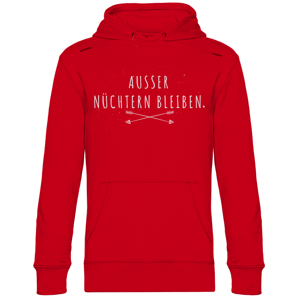 Ausser nüchtern bleiben - Unisex Hoodie Red