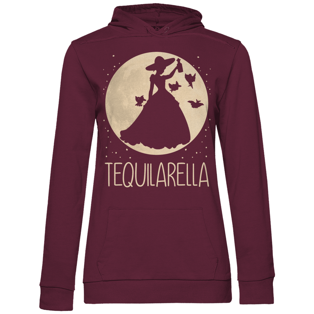 Mond Prinzessin - Tequilarella - Damen Hoodie Wine