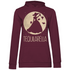 Mond Prinzessin - Tequilarella - Damen Hoodie Wine