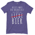 Alles was du brauchst ist Bier - Damenshirt Millennial Lilac