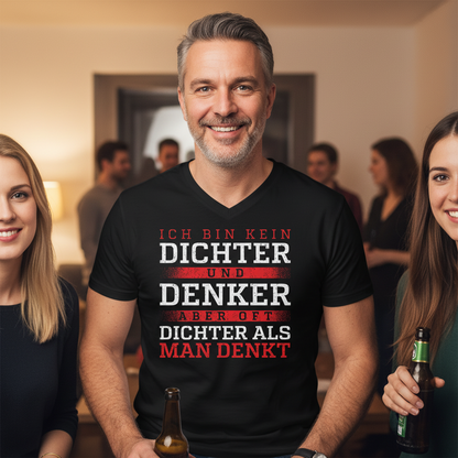 Oft dichter als man denkt - Herren V-Neck Shirt