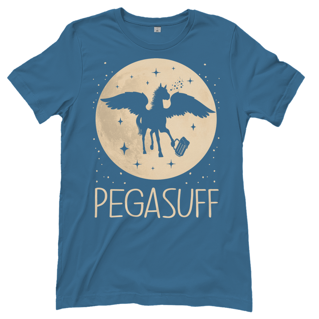 Mond Prinzessin - Pegasuff - Damenshirt Stone Blue