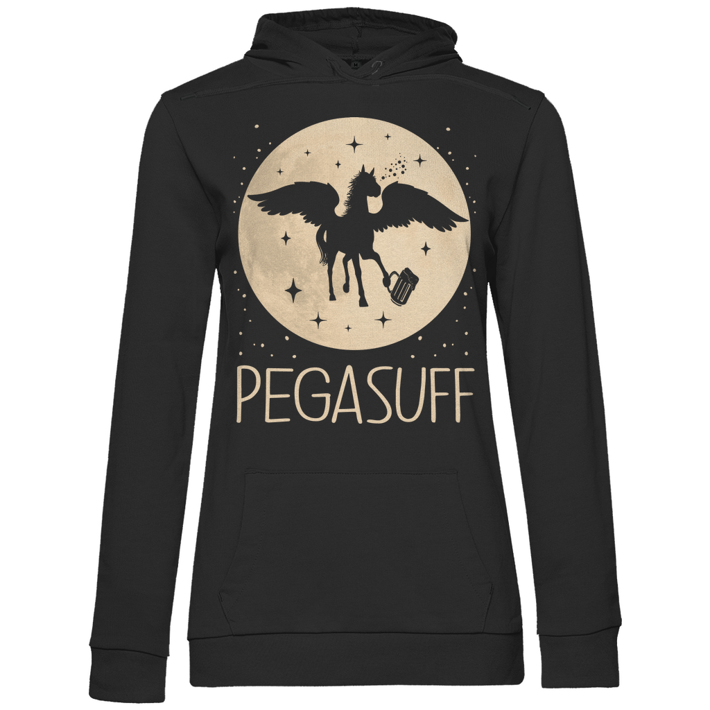 Mond Prinzessin - Pegasuff - Damen Hoodie Black