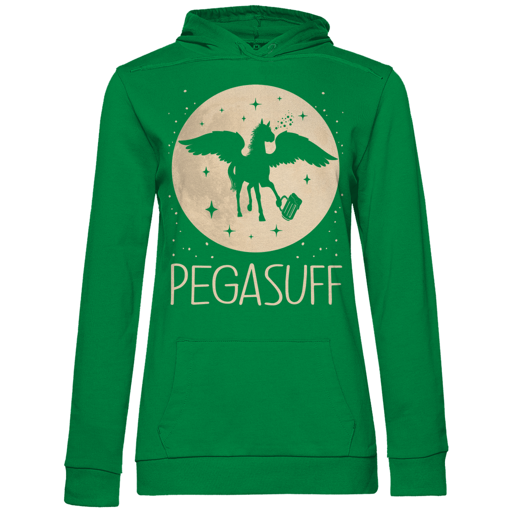 Mond Prinzessin - Pegasuff - Damen Hoodie Kelly Green