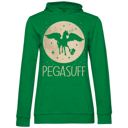 Mond Prinzessin - Pegasuff - Damen Hoodie Kelly Green
