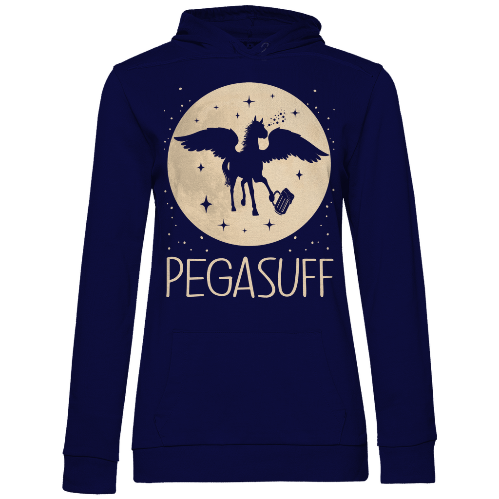 Mond Prinzessin - Pegasuff - Damen Hoodie Navy Blue