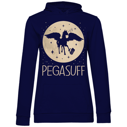Mond Prinzessin - Pegasuff - Damen Hoodie Navy Blue