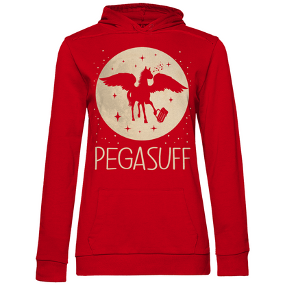 Mond Prinzessin - Pegasuff - Damen Hoodie Red