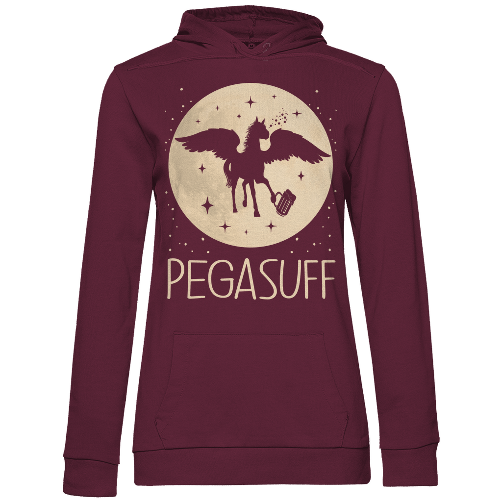 Mond Prinzessin - Pegasuff - Damen Hoodie Wine