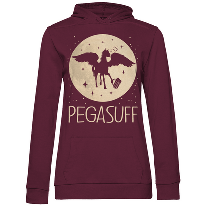 Mond Prinzessin - Pegasuff - Damen Hoodie Wine