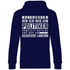 Betrunken bin ich wie ein Politiker - Unisex Hoodie Navy Blue