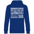 Betrunken bin ich wie ein Politiker - Unisex Hoodie Royal