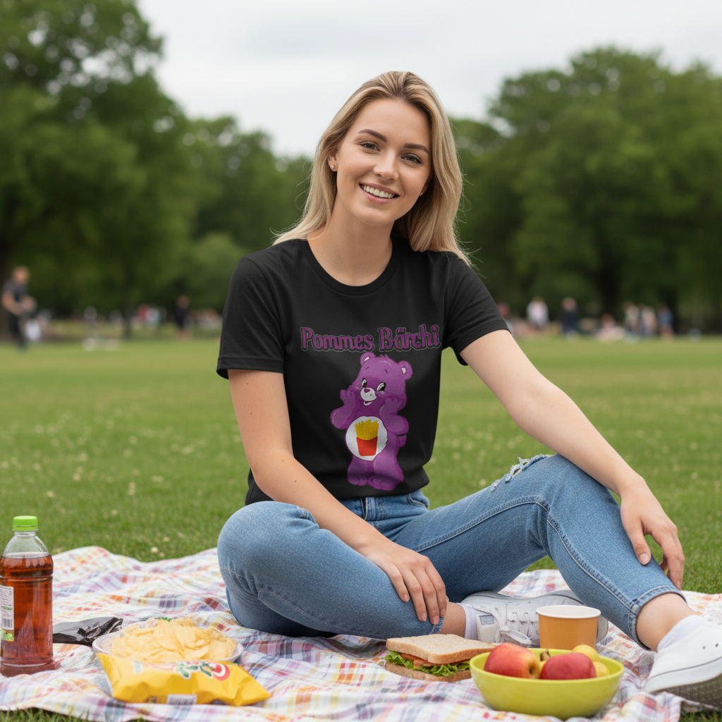 Pommes Bärchi - Glücksbärchi - Damenshirt