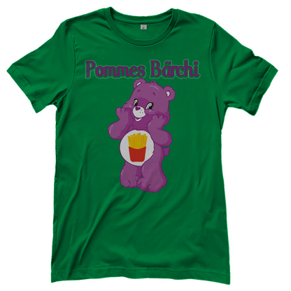 Pommes Bärchi - Glücksbärchi - Damenshirt Kelly Green